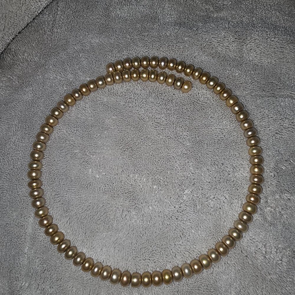 Genuine freshwater Cultured Pearls.